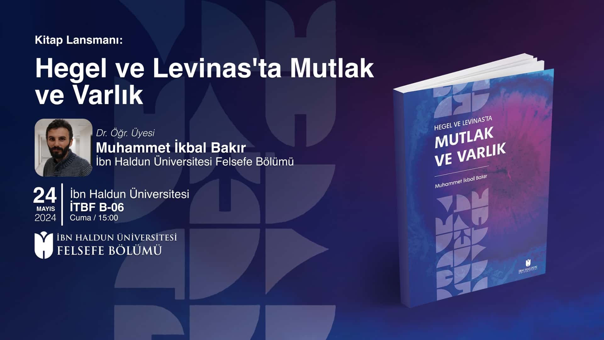 Absolute and Being in Hegel and Levinas Book Launch